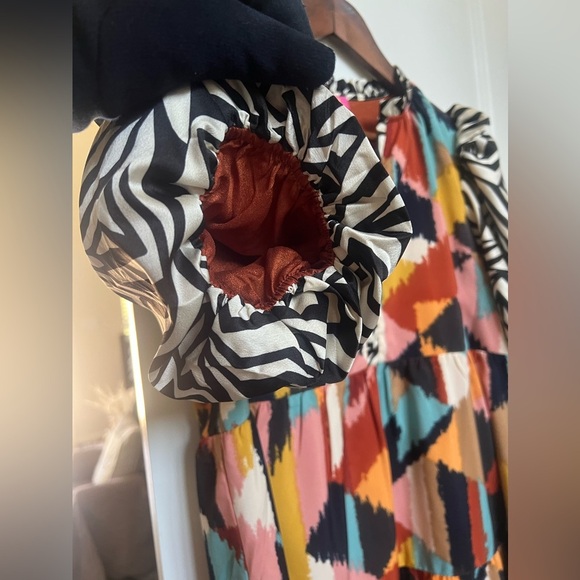 THML Marvelous Mixed Media Midi Dress - Picture 8 of 15